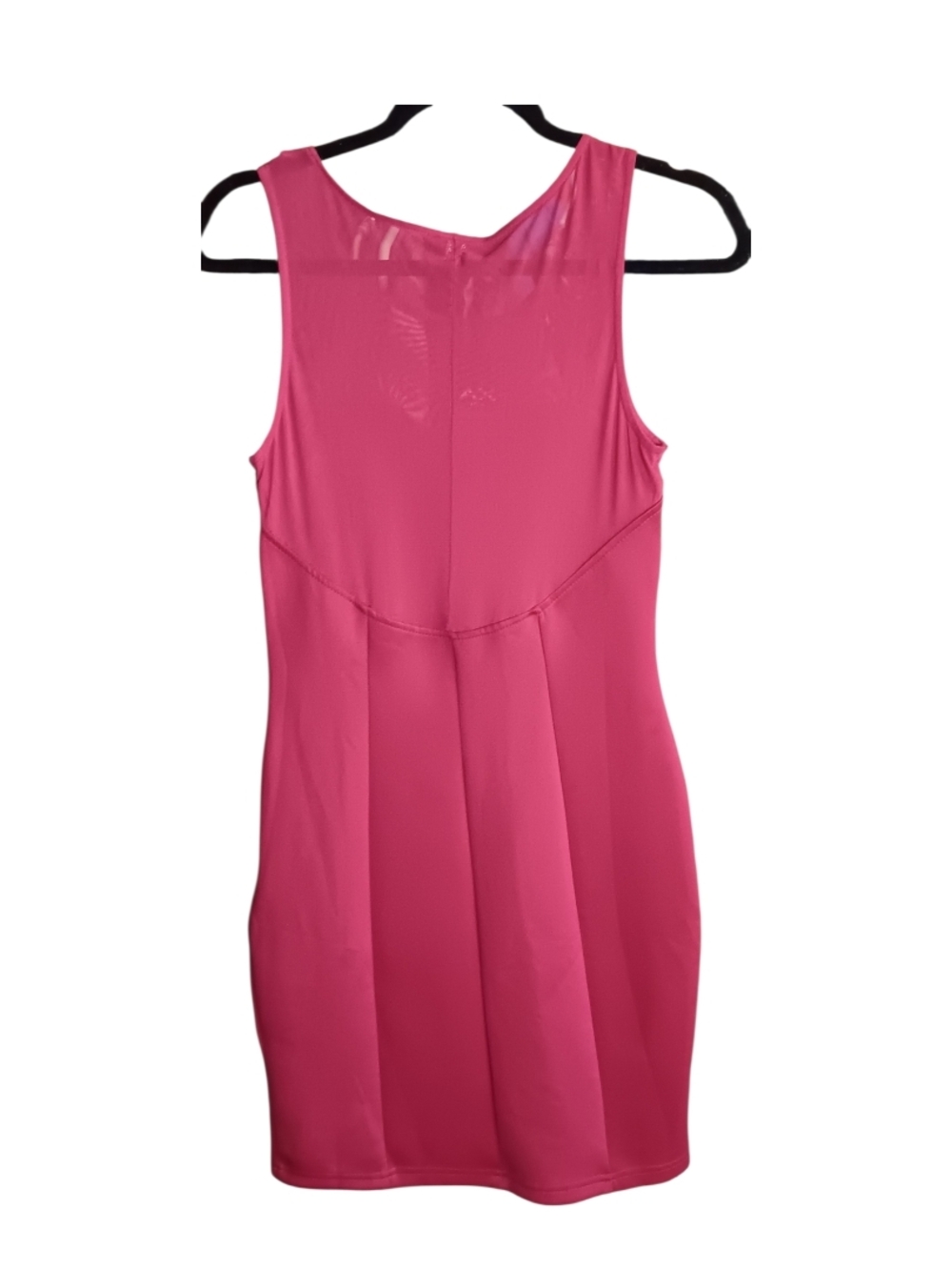 AX Paris Fitted Berry Pink Midi Dress - Picture 3 of 6